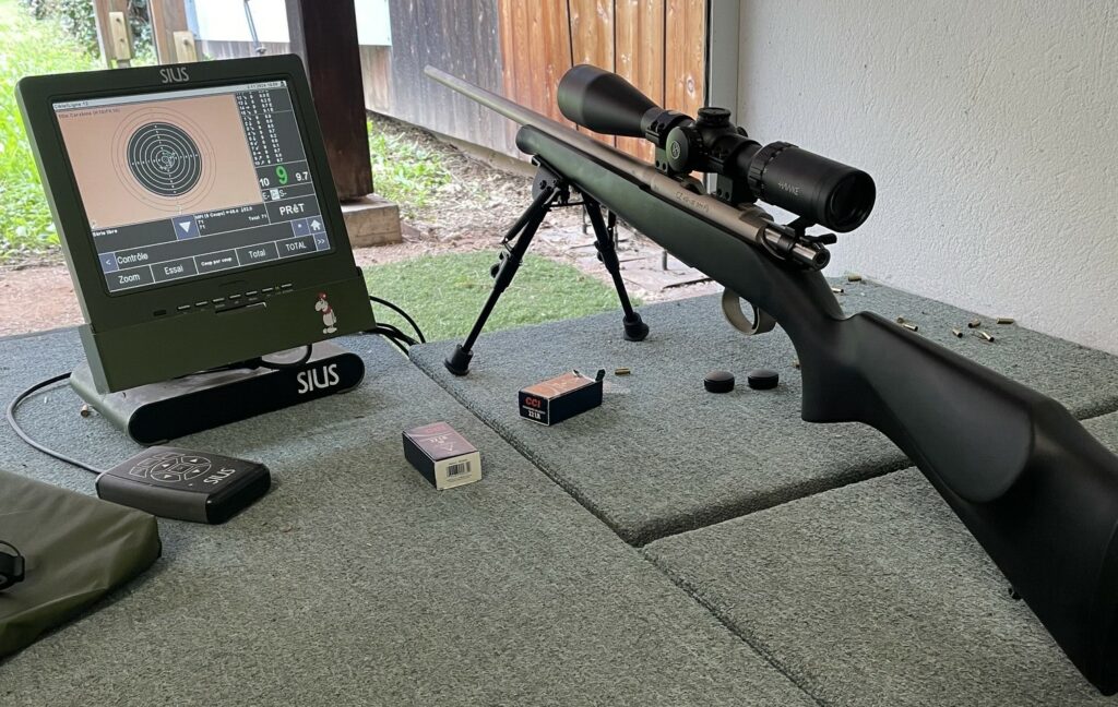 Carabine CZ 22lr. 50m